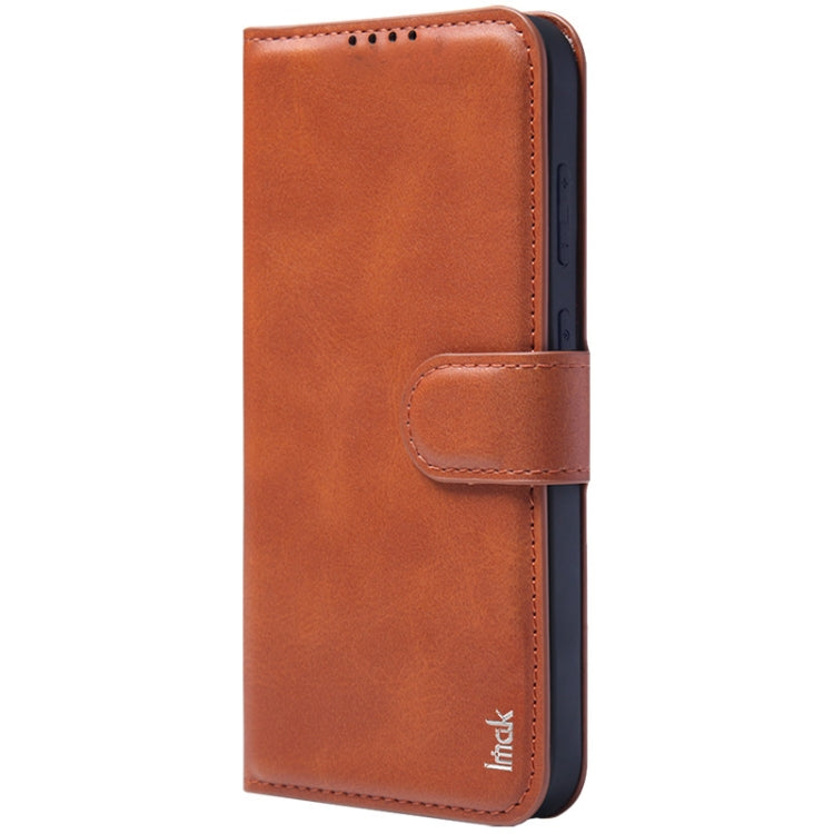 For Samsung Galaxy S24+ 5G IMAK Count Series Flip Leather Phone Case(Brown)