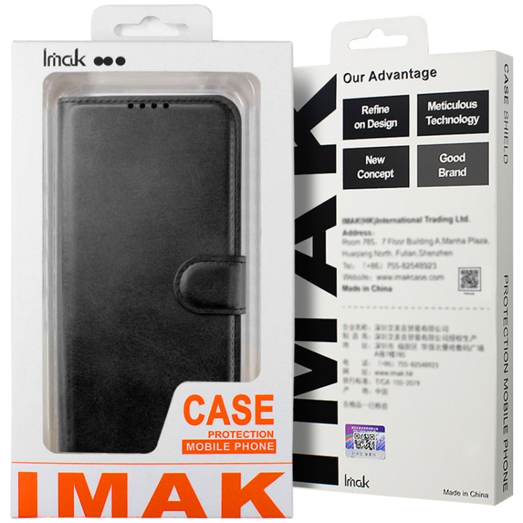 For Samsung Galaxy S24+ 5G IMAK Count Series Flip Leather Phone Case(Brown)