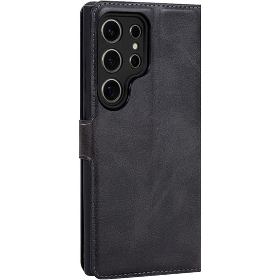For Samsung Galaxy S24 Ultra 5G IMAK Count Series Flip Leather Phone Case(Black)
