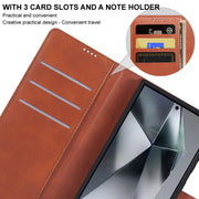 For Samsung Galaxy S24 Ultra 5G IMAK Count Series Flip Leather Phone Case(Black)