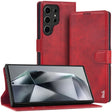For Samsung Galaxy S24 Ultra 5G IMAK Count Series Flip Leather Phone Case(Red) - free shipping - PMC Jewellery - Order now!