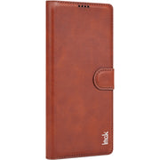 For Samsung Galaxy S24 Ultra 5G IMAK Count Series Flip Leather Phone Case(Brown)