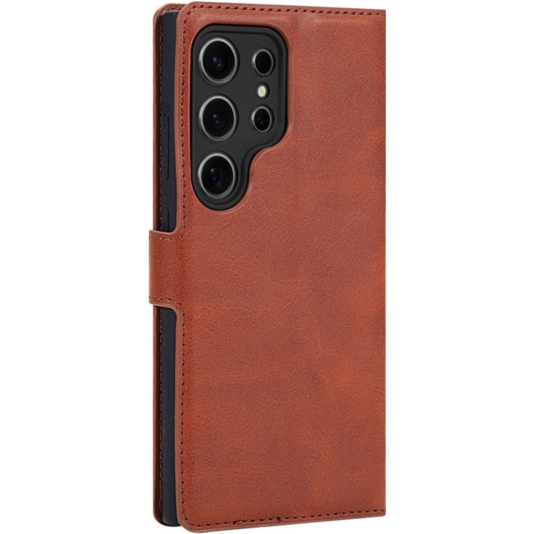 For Samsung Galaxy S24 Ultra 5G IMAK Count Series Flip Leather Phone Case(Brown)
