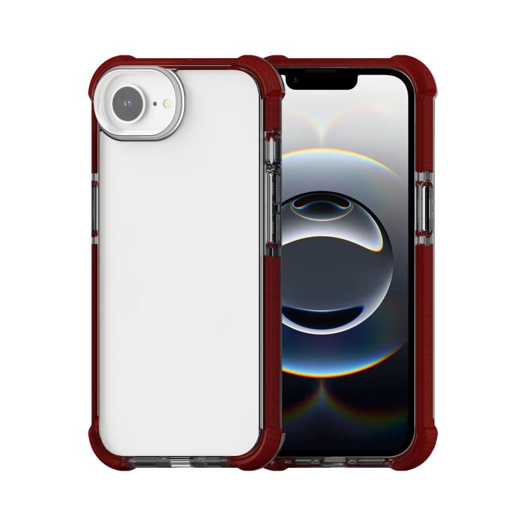 For iPhone 16e Acrylic Full Coverage Shockproof Phone Case(Brown)