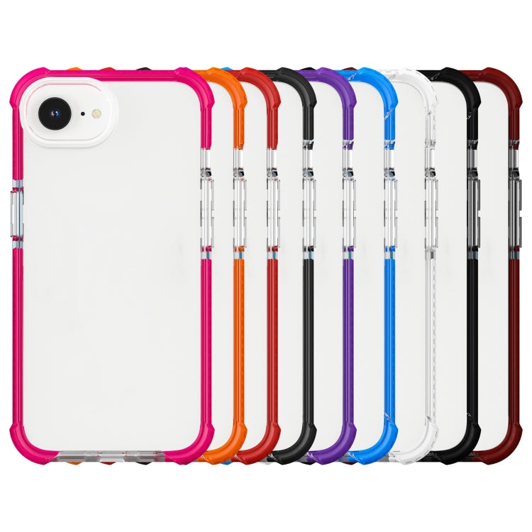 For iPhone 16e Acrylic Full Coverage Shockproof Phone Case(Brown)