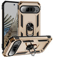 For Google Pixel 9 Pro Shockproof TPU + PC Phone Case with Holder(Gold) - Google Cases by PMC TechLife | Online Shopping South Africa | PMC TechLife | Buy Now Pay Later Mobicred