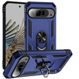 For Google Pixel 9 Pro Shockproof TPU + PC Phone Case with Holder(Blue) - Google Cases by PMC TechLife | Online Shopping South Africa | PMC TechLife | Buy Now Pay Later Mobicred