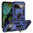 For Google Pixel 9 Shockproof TPU + PC Phone Case with Holder(Blue) - Google Cases by PMC TechLife | Online Shopping South Africa | PMC TechLife | Buy Now Pay Later Mobicred