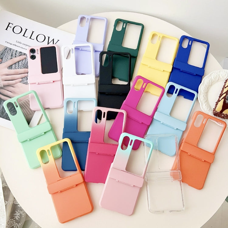 For OPPO Find N2 Flip Skin Feel PC Full Coverage Shockproof Phone Case(Rose Red)