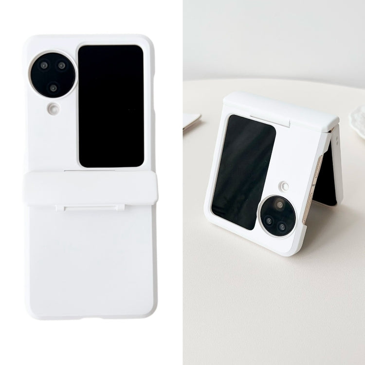 For OPPO Find N3 Flip Skin Feel PC Full Coverage Shockproof Phone Case(White)