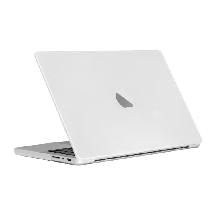For MacBook Pro 14.2 A2992/A2918/A2779 Crystalline Matte Hardshell Laptop Protective Case(Transparent)
