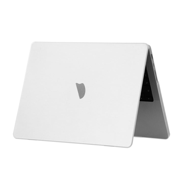 For MacBook Pro 14.2 A2992/A2918/A2779 Crystalline Matte Hardshell Laptop Protective Case(Transparent)