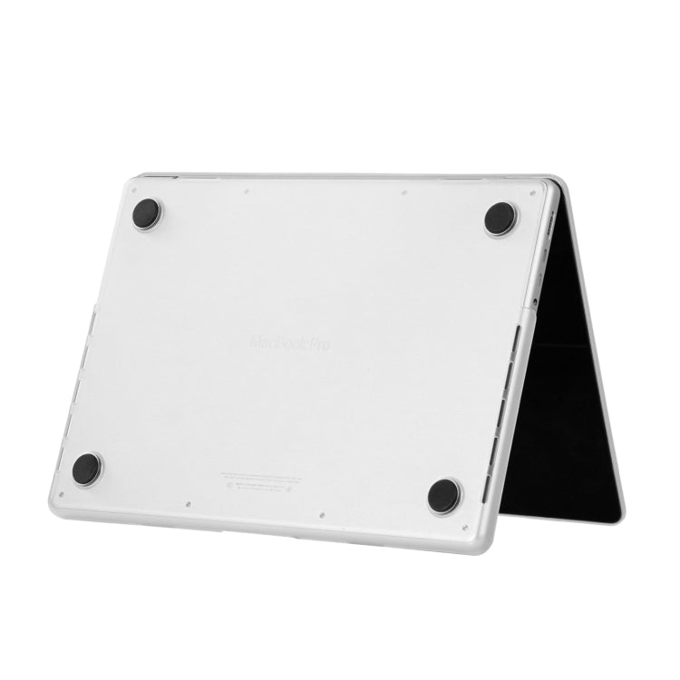 For MacBook Pro 14.2 A2992/A2918/A2779 Crystalline Matte Hardshell Laptop Protective Case(Transparent)