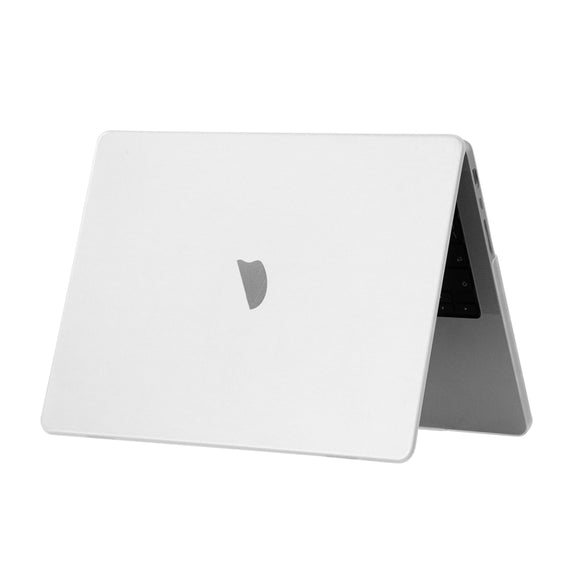 For MacBook Air 15.3 2025 / 2024 / 2023 Crystalline Matte Hardshell Laptop Protective Case(Transparent)