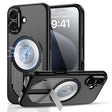For iPhone 16 Heat Dissipation Aromatherapy MagSafe Holder Phone Case(Black) - iPhone 16 Cases by PMC TechLife | Online Shopping South Africa | PMC TechLife | Buy Now Pay Later Mobicred