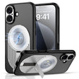 For iPhone 16 Heat Dissipation Aromatherapy MagSafe Holder Phone Case(Silver) - iPhone 16 Cases by PMC TechLife | Online Shopping South Africa | PMC TechLife | Buy Now Pay Later Mobicred