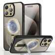 For iPhone 16 Pro Heat Dissipation Aromatherapy MagSafe Holder Phone Case(Gold) - iPhone 16 Pro Cases by PMC TechLife | Online Shopping South Africa | PMC TechLife | Buy Now Pay Later Mobicred