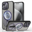 For iPhone 16 Pro Heat Dissipation Aromatherapy MagSafe Holder Phone Case(Purple) - iPhone 16 Pro Cases by PMC TechLife | Online Shopping South Africa | PMC TechLife | Buy Now Pay Later Mobicred