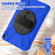 For Amazon Kindle Fire HD10 2023 Silicone Hybrid PC Full Body Tablet Case(Blue)