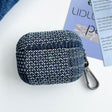 For AirPods 3 Stitching Denim Cloth Bluetooth Earphone Protective Case(Rhombus) - For AirPods 3 by PMC Jewellery | Online Shopping South Africa | PMC Jewellery | Buy Now Pay Later Mobicred