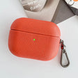 For AirPods 3 Cross Texture PU Leather Bluetooth Earphone Protective Case(Red) - For AirPods 3 by PMC Jewellery | Online Shopping South Africa | PMC Jewellery | Buy Now Pay Later Mobicred