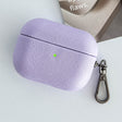 For AirPods Pro Cross Texture PU Leather Bluetooth Earphone Protective Case(Purple) - free shipping - PMC Jewellery - Order now!