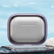 For AirPods Pro 2  TPU Hybrid PC Case with Holder(Purple)