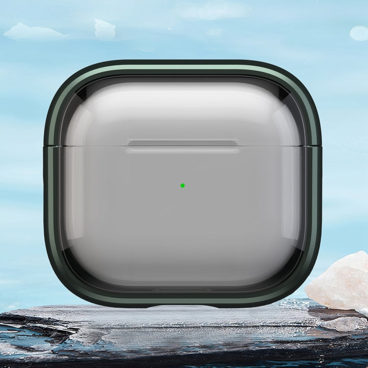 For AirPods 3 TPU Hybrid PC Case with Holder(Army Green)