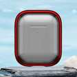 For AirPods 1 / 2 TPU Hybrid PC Case with Holder(Red) - For AirPods 1/2 by PMC Jewellery | Online Shopping South Africa | PMC Jewellery | Buy Now Pay Later Mobicred