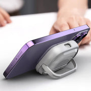 For AirPods 1 / 2 TPU Hybrid PC Case with Holder(Purple)