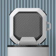 For Galaxy Buds Live / Pro /2 /2 Pro / FE Carbon Fiber TPU Hybrid PC Case with Hook(White) - Samsung Earphone Case by PMC TechLife | Online Shopping South Africa | PMC TechLife | Buy Now Pay Later Mobicred