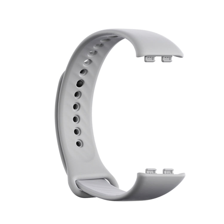 For Honor Band 9 Black Buckle TPU Watch Band(Grey)