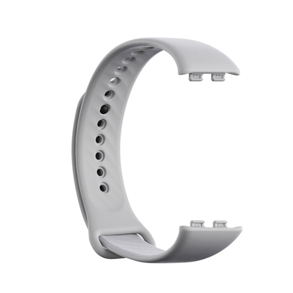 For Honor Band 9 Black Buckle TPU Watch Band(Grey)