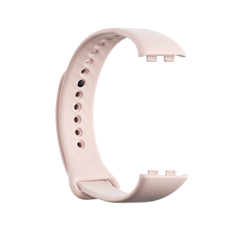 For Honor Band 9 Black Buckle TPU Watch Band(Light Pink)