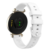 For Garmin Lily 2 Silicone Watch Band Wristband(White)