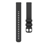 For Garmin Lily 2 Silicone Watch Band Wristband(Black)
