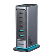 JOYROOM JR-TCM02 6 in 1 65W GaN 4 USB-C & 2 USB-A Multi-port Charger, Power Plug:EU Plug(Dark Gray) - free shipping - PMC TechLife - Order now!