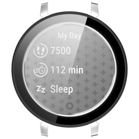 For Garmin Lily 2 PC + Tempered Film Integrated Watch Protective Case(Black)