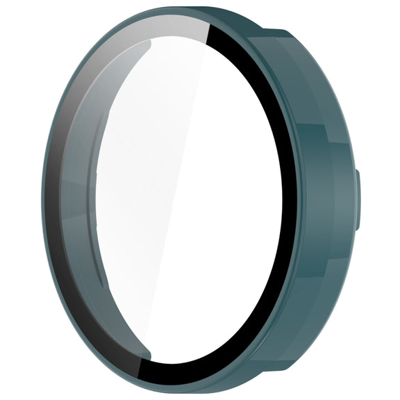 For Garmin Lily 2 PC + Tempered Film Integrated Watch Protective Case(Pine Green)