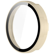 For Garmin Lily 2 PC + Tempered Film Integrated Watch Protective Case(Ivory White)