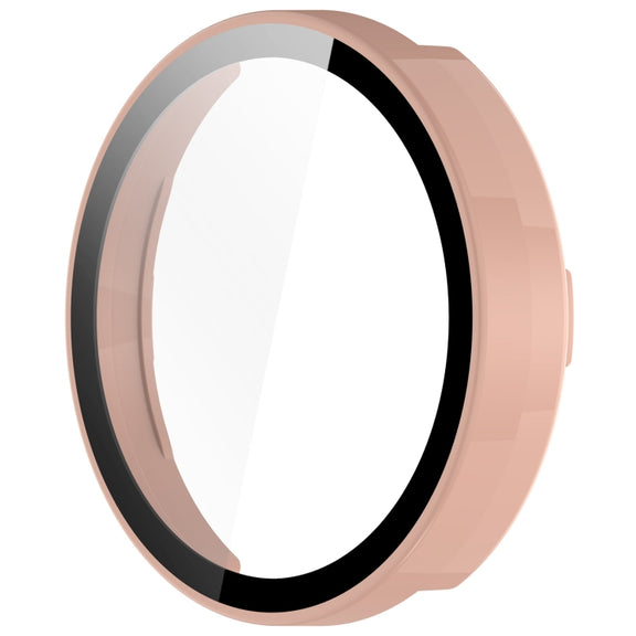 For Garmin Lily 2 PC + Tempered Film Integrated Watch Protective Case(Pink)
