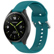For Xiaomi Watch 2 Solid Color Metal Silver Buckle Silicone Watch Band, Size: S(Green) - Watch Bands by PMC TechLife | Online Shopping South Africa | PMC TechLife