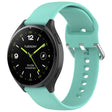 For Xiaomi Watch 2 Solid Color Metal Silver Buckle Silicone Watch Band, Size: S(Teal) - Watch Bands by PMC TechLife | Online Shopping South Africa | PMC TechLife