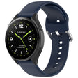 For Xiaomi Watch 2 Solid Color Metal Silver Buckle Silicone Watch Band, Size: S(Midnight Blue) - Watch Bands by PMC TechLife | Online Shopping South Africa | PMC TechLife