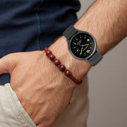 For Xiaomi Watch 2 Solid Color Metal Silver Buckle Silicone Watch Band, Size: S(Rock Blue)