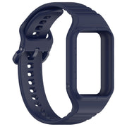 For Xiaomi Mi Band 8 Pro Solid Color Integrated TPU Watch Band(Navy Blue)
