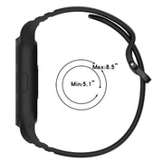 For Xiaomi Mi Band 8 Pro Solid Color Integrated TPU Watch Band(Light Pink)