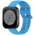 For CMF Watch Pro D395 22mm Solid Color Silver Buckle Silicone Watch Band, Size:L(Sky Blue) - Watch Bands by PMC TechLife | Online Shopping South Africa | PMC TechLife