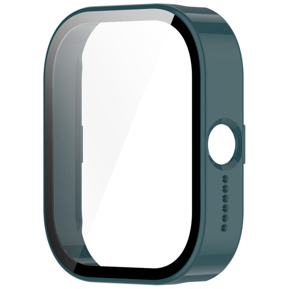 For CMF Watch Pro D395 PC + Tempered Film Integrated Watch Protective Case(Pine Green)