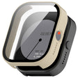 For CMF Watch Pro D395 PC + Tempered Film Integrated Watch Protective Case(Ivory White) - Watch Case by PMC TechLife | Online Shopping South Africa | PMC TechLife